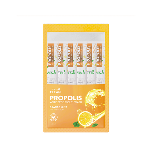 Secret Clean Orange Mint Mouthwash (Sachet 6x10ml)