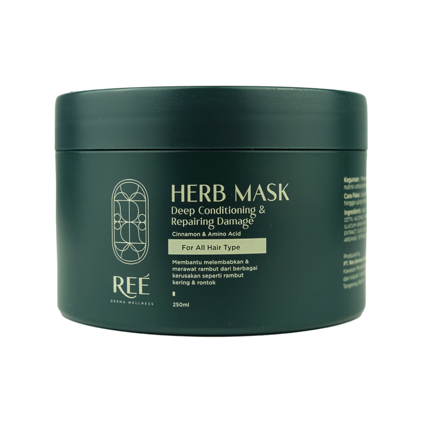 Ree Derma Wellness Cinnamon & Amino Acid Herb Mask (250ml)
