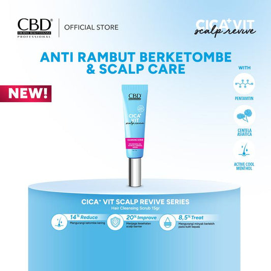 CBD Professional Cica+ Vit Scalp Revive Cleansing Scrub (15gr)