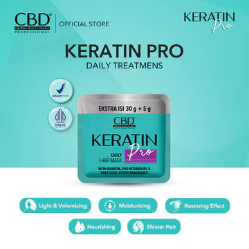 CBD Professional Keratin Pro Daily Hair Mask Sachet (35gr)